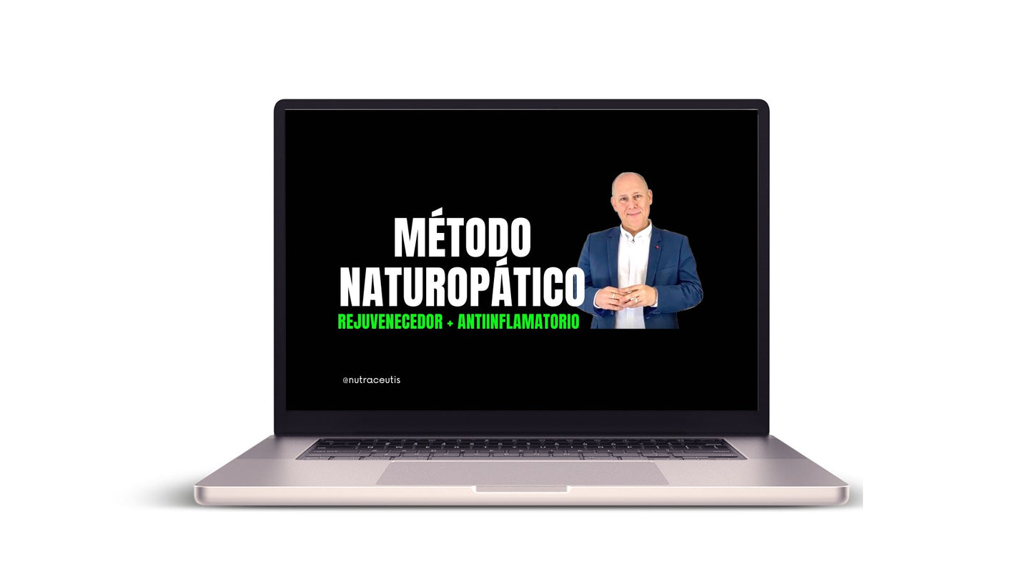 curso método naturopático rejuvenecedor + antiinflamatorio - nutraceutis | asesor suplementos naturales