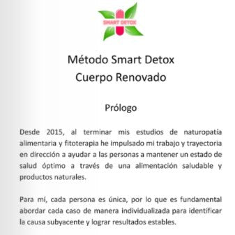 e - book método smart detox. cuerpo renovado. - nutraceutis | asesor suplementos naturales